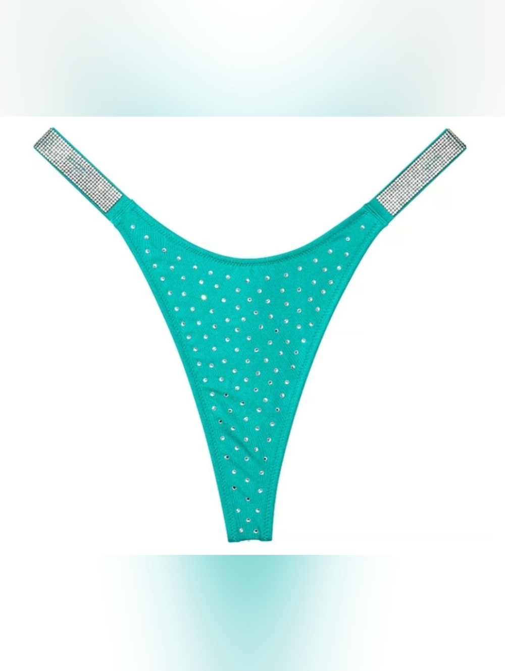 XS S M L XL XXL Victoria's Secret Swim Diamanté Shine Strap Thong Bikini Bottom